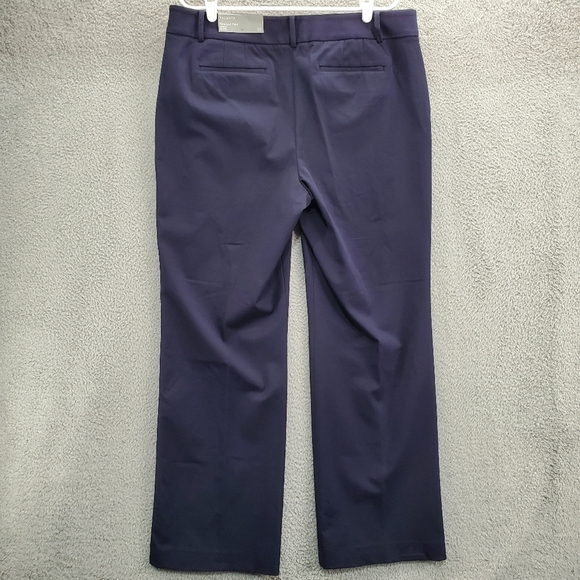 Talbots Newport Pants Trousers Womens Size 16 Blue Navy - Picture 7 of 14